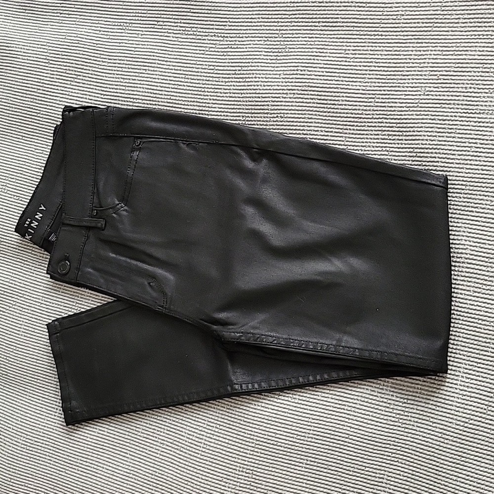 Whbm coated skinny jeans